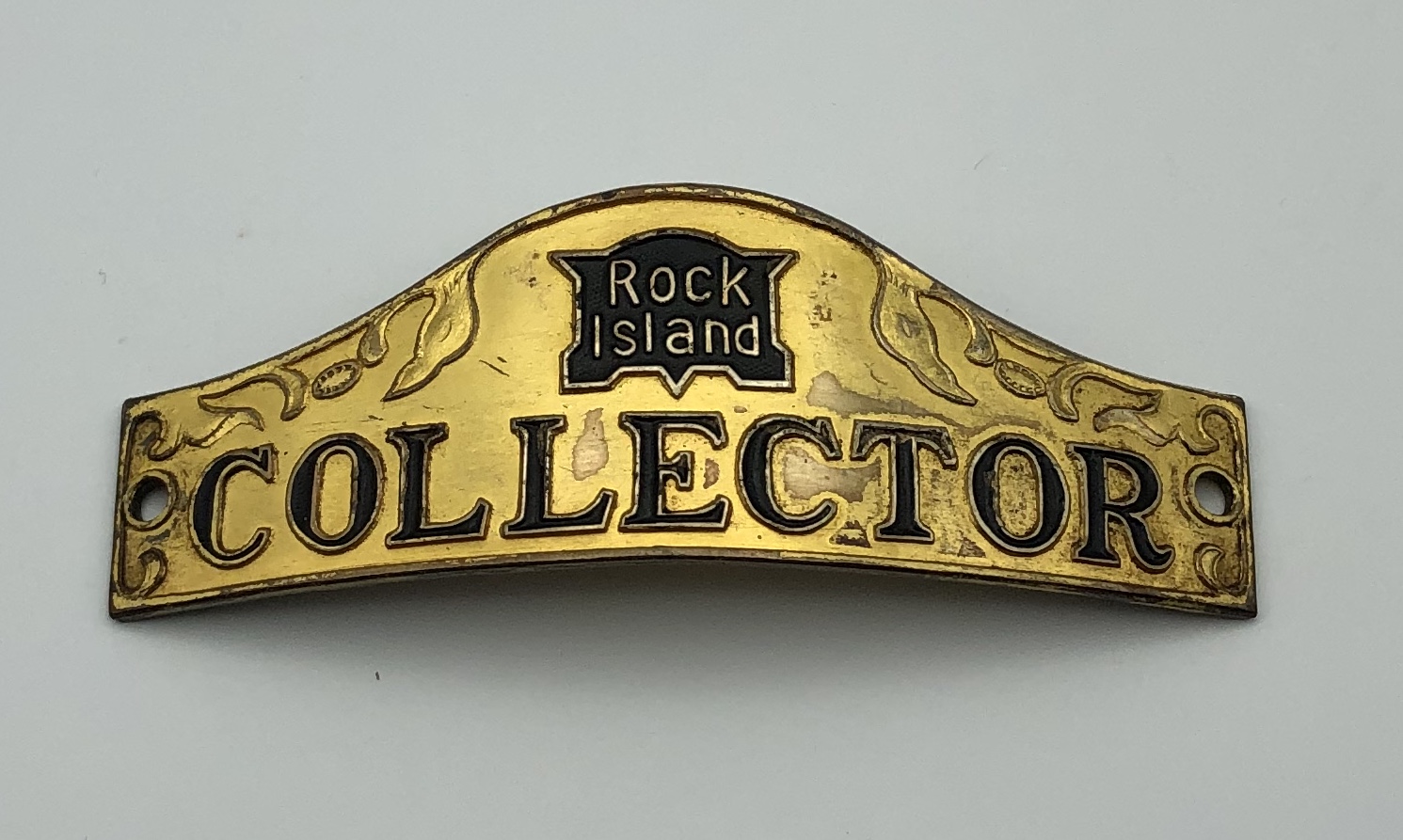 Antique Railroad Hat Badge For Sale