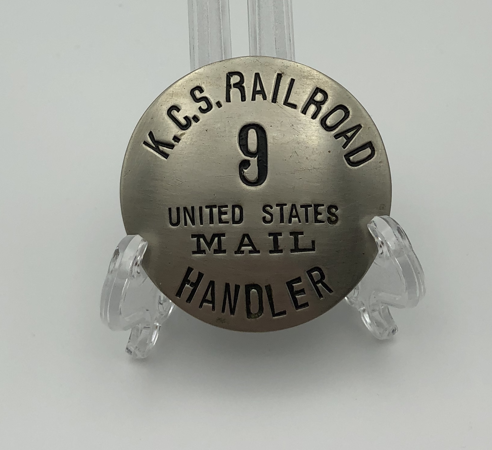 Antique Railroad Hat Badge For Sale