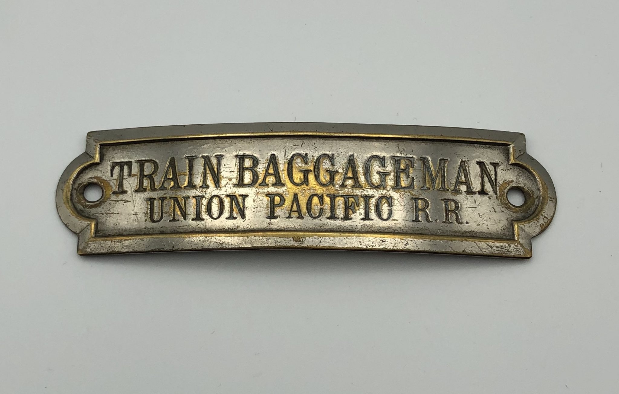 Antique Railroad Hat Badge For Sale