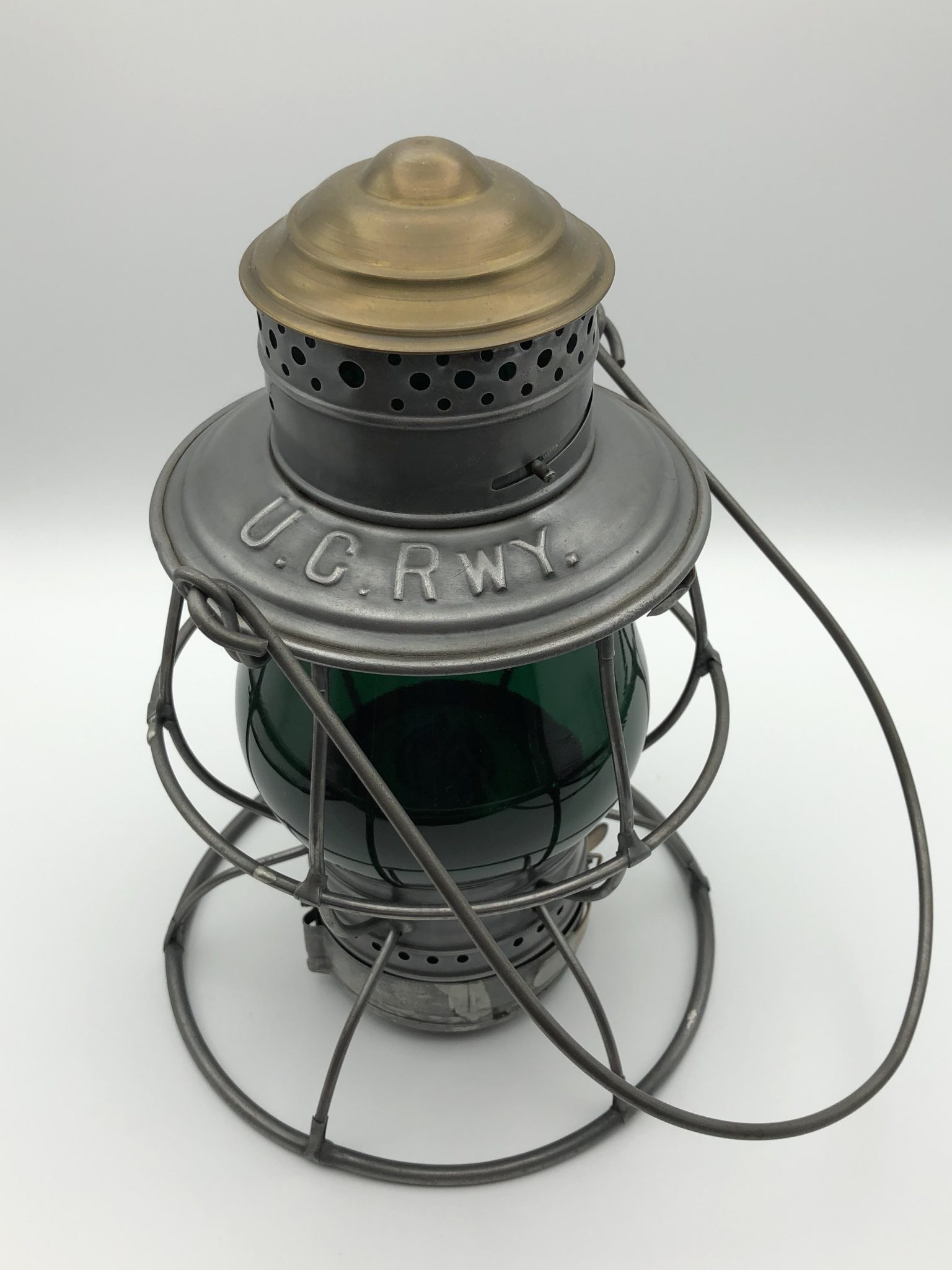 ucrwy railroad lantern-utah central railway-antique lantern-railroad antique-railroadiana