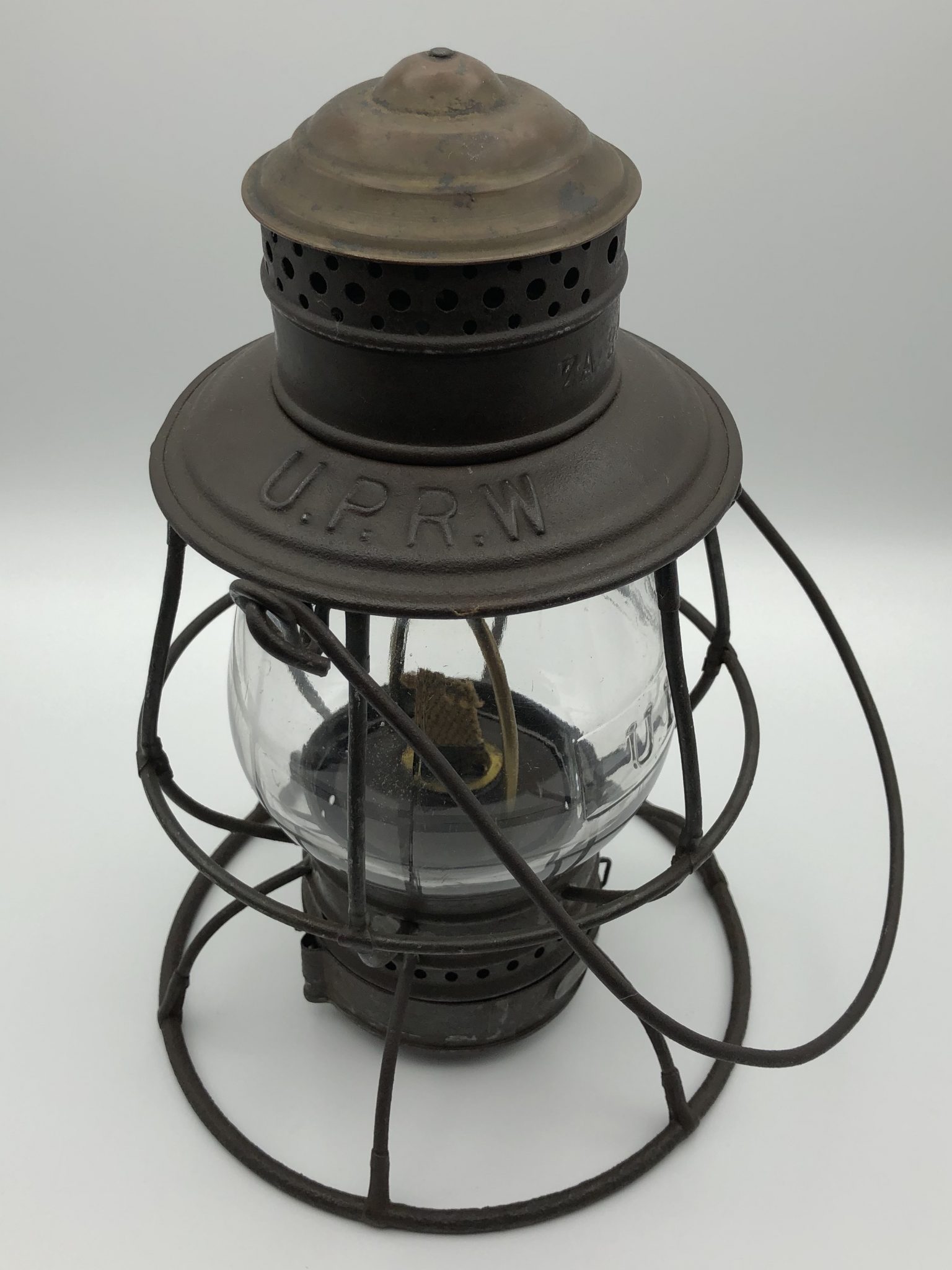 UPRW Brasstop Railroad Lantern