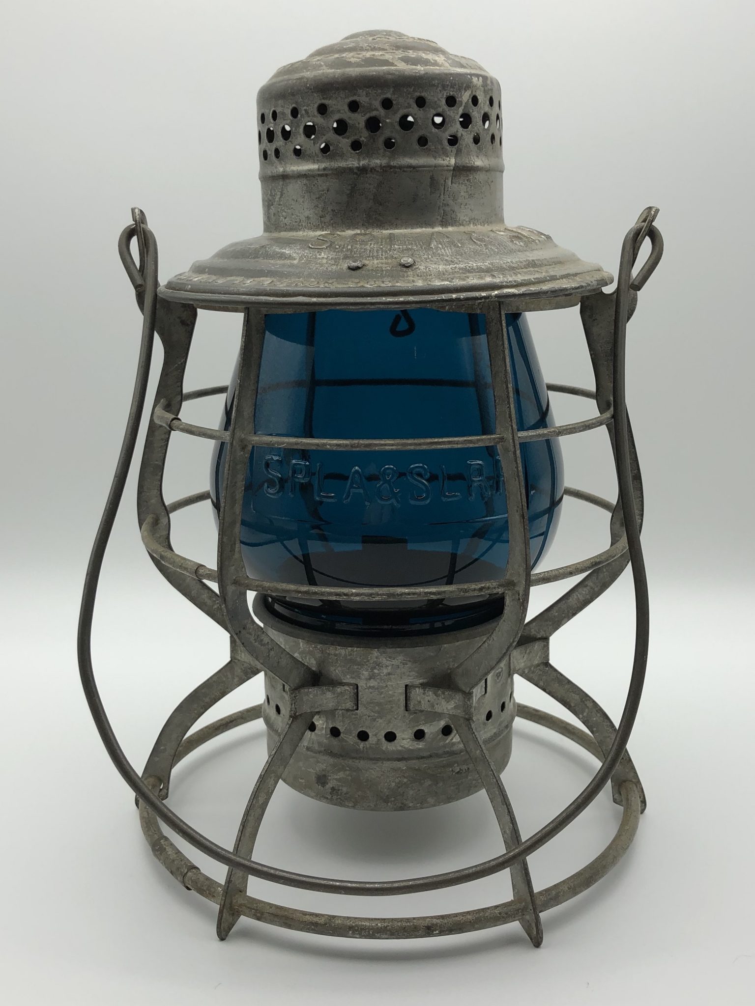 spla&slrr railroad lantern-antique-railroadiana