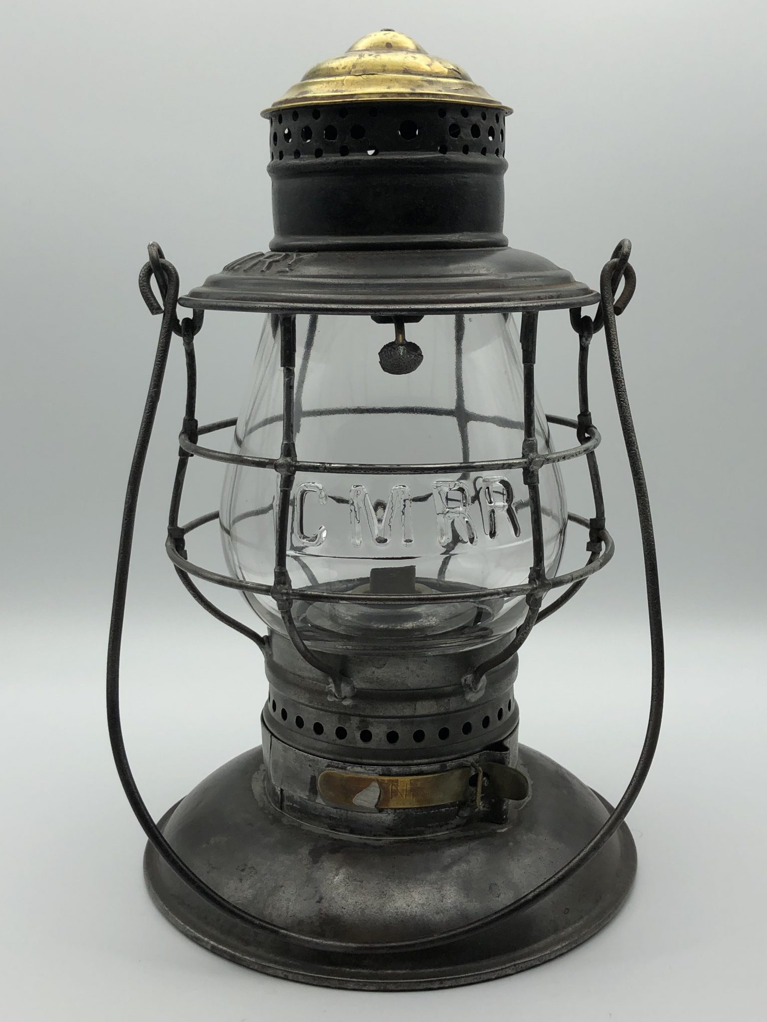 CMRy Brasstop Railroad Lantern