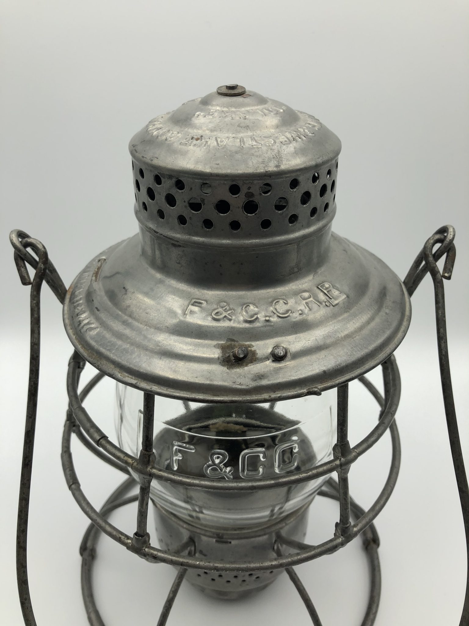 F&CCRR Railroad Lantern