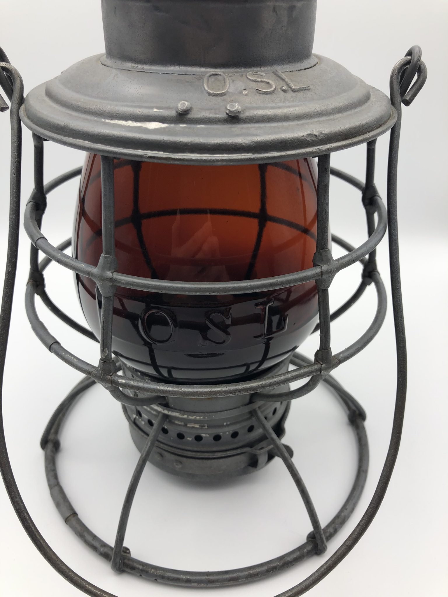 osl railroad lantern-utah-railroad antique-railroadiana