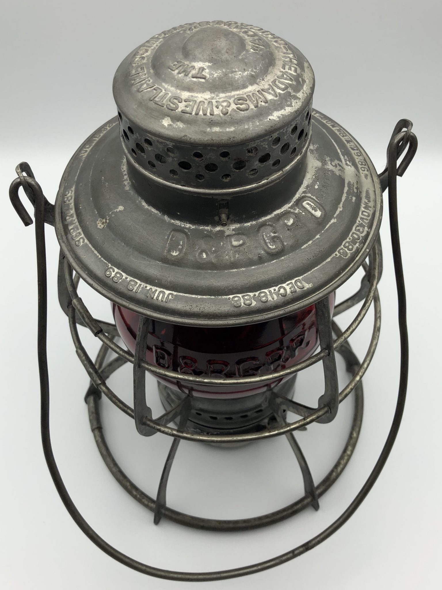 D&RGRD Railroad Lantern