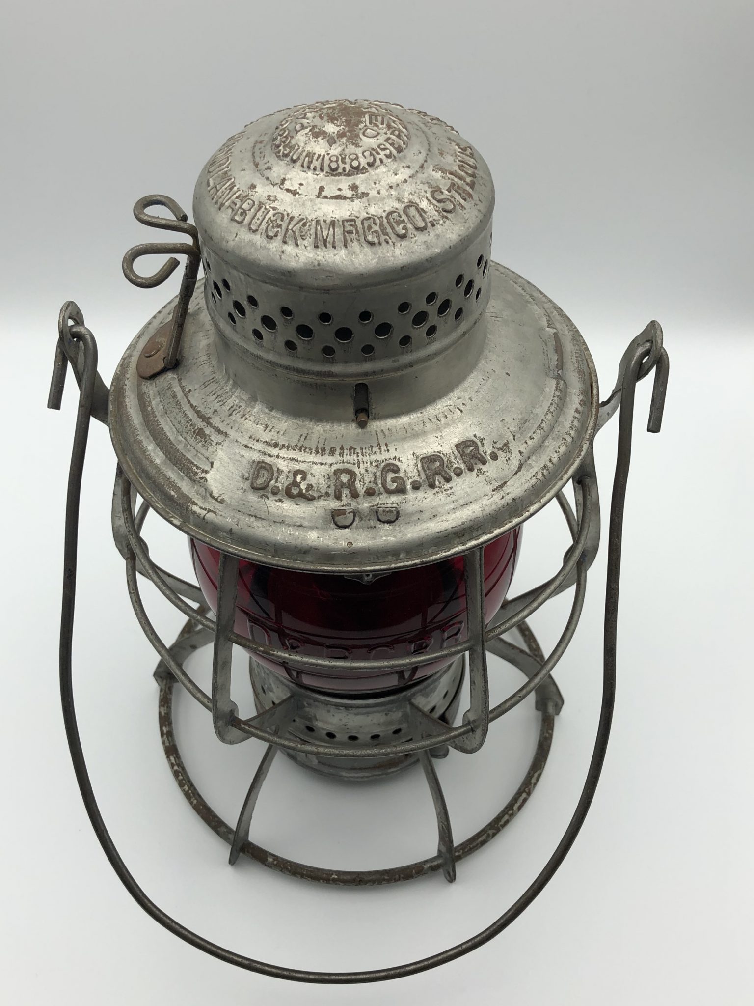 D&RGRR Railroad Lantern