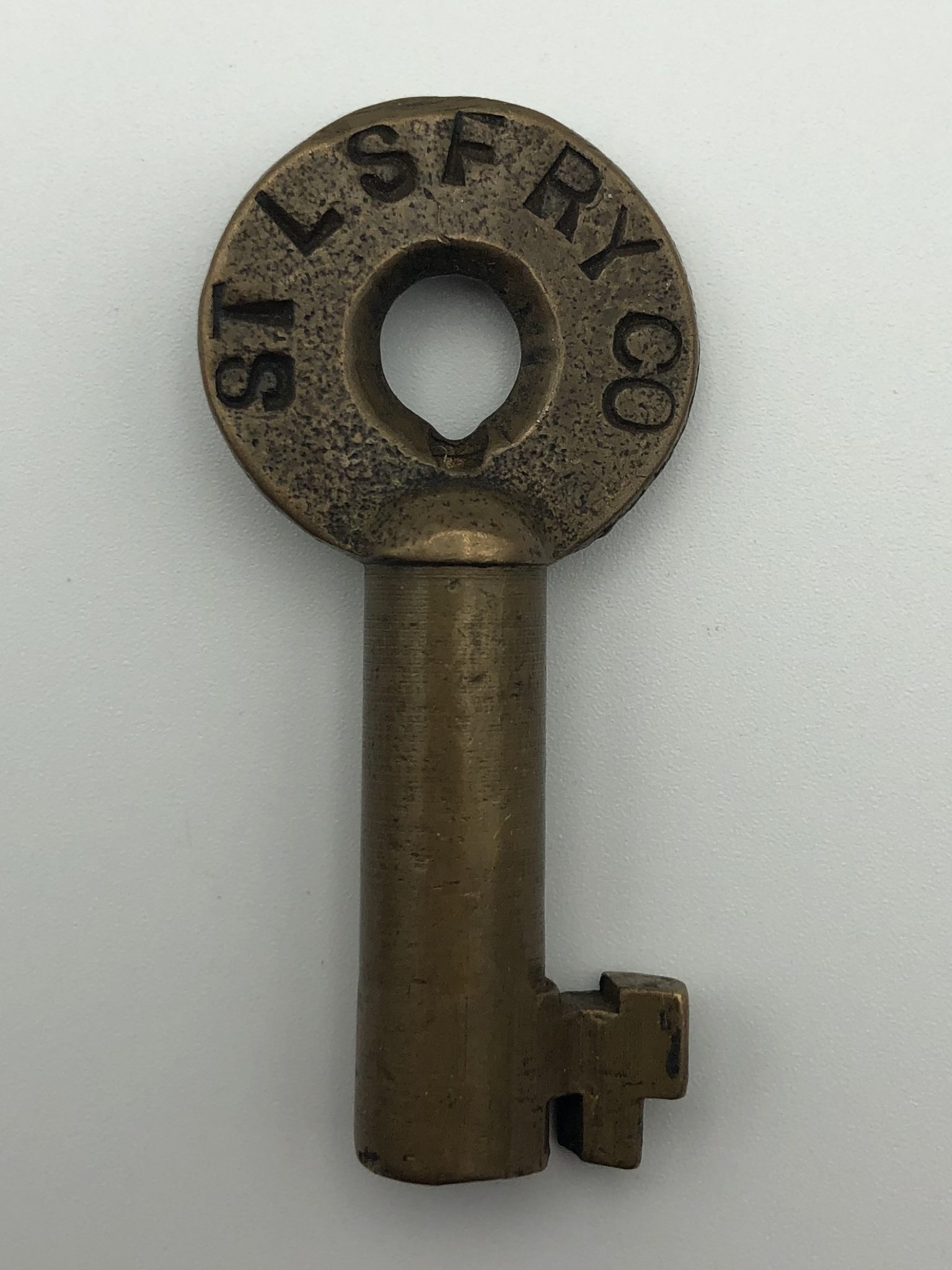 Railroad switch key