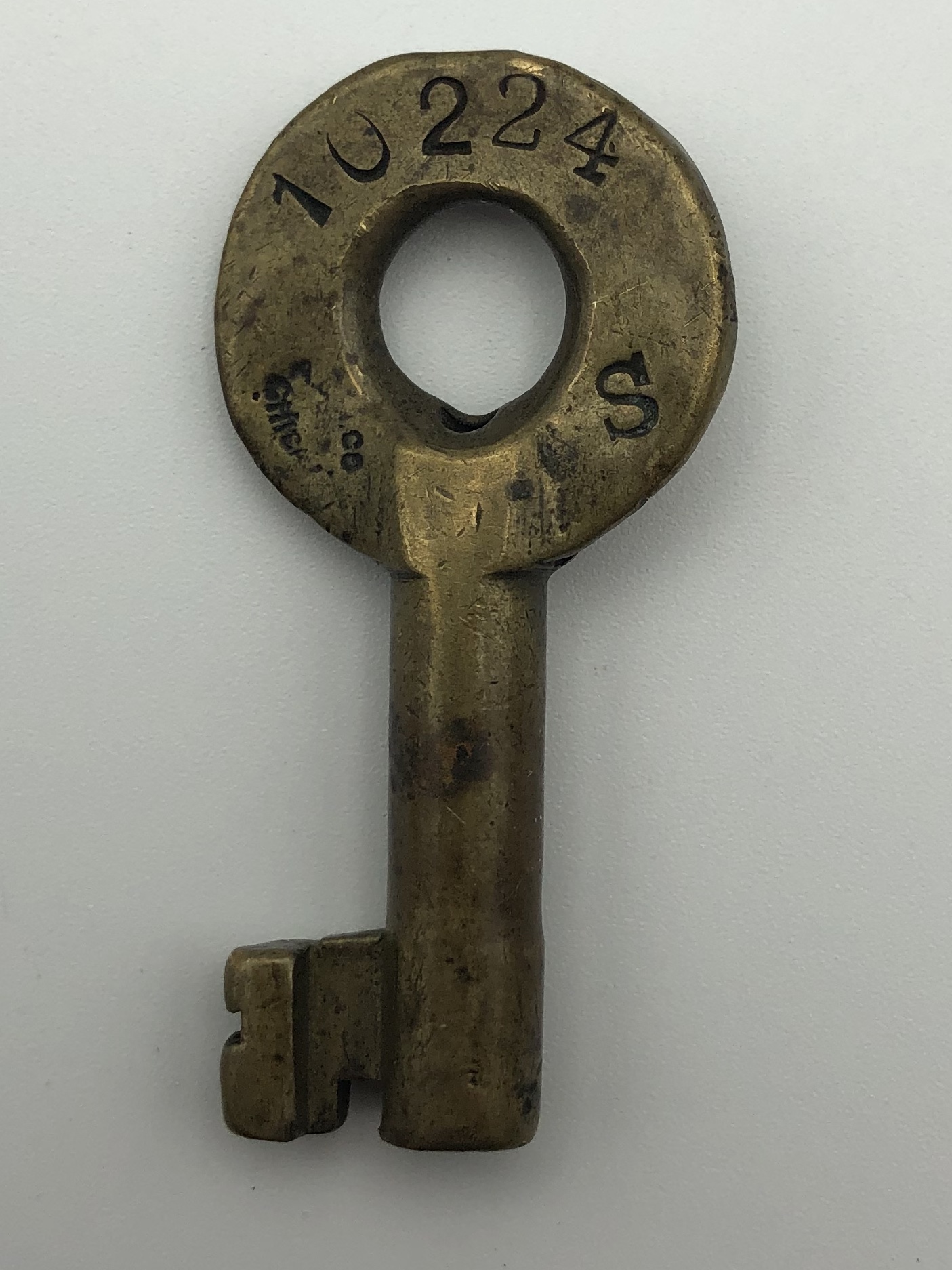 Railroad switch key