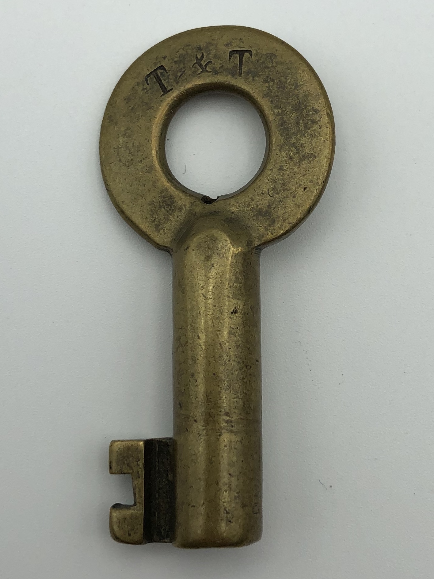 tonopah & tidewater railroad switch key-railroad antiques for sale-railroadiana