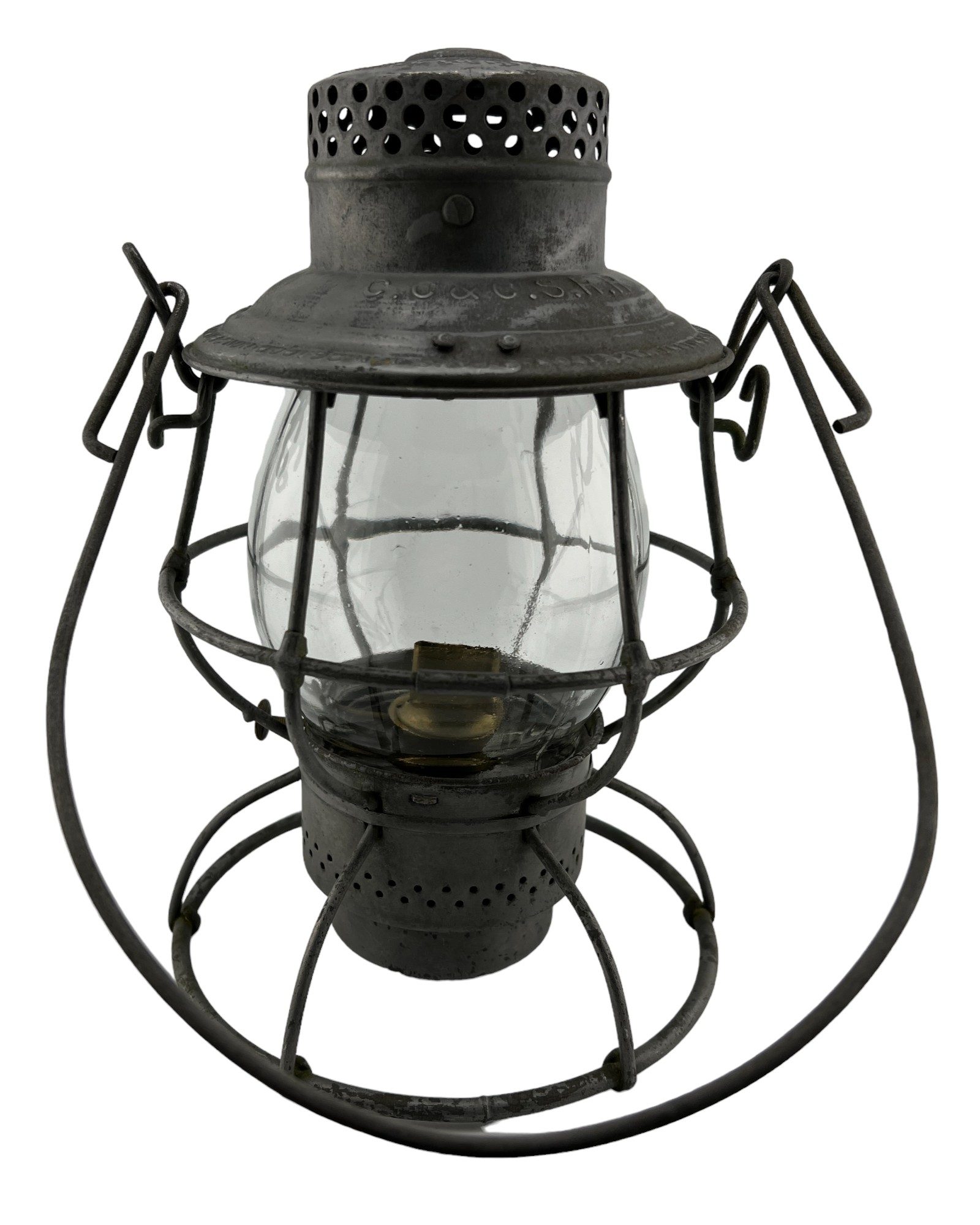 CC&CSRR-cripple creek and colorado springs railroad lantern-railroad antique-railroadiana