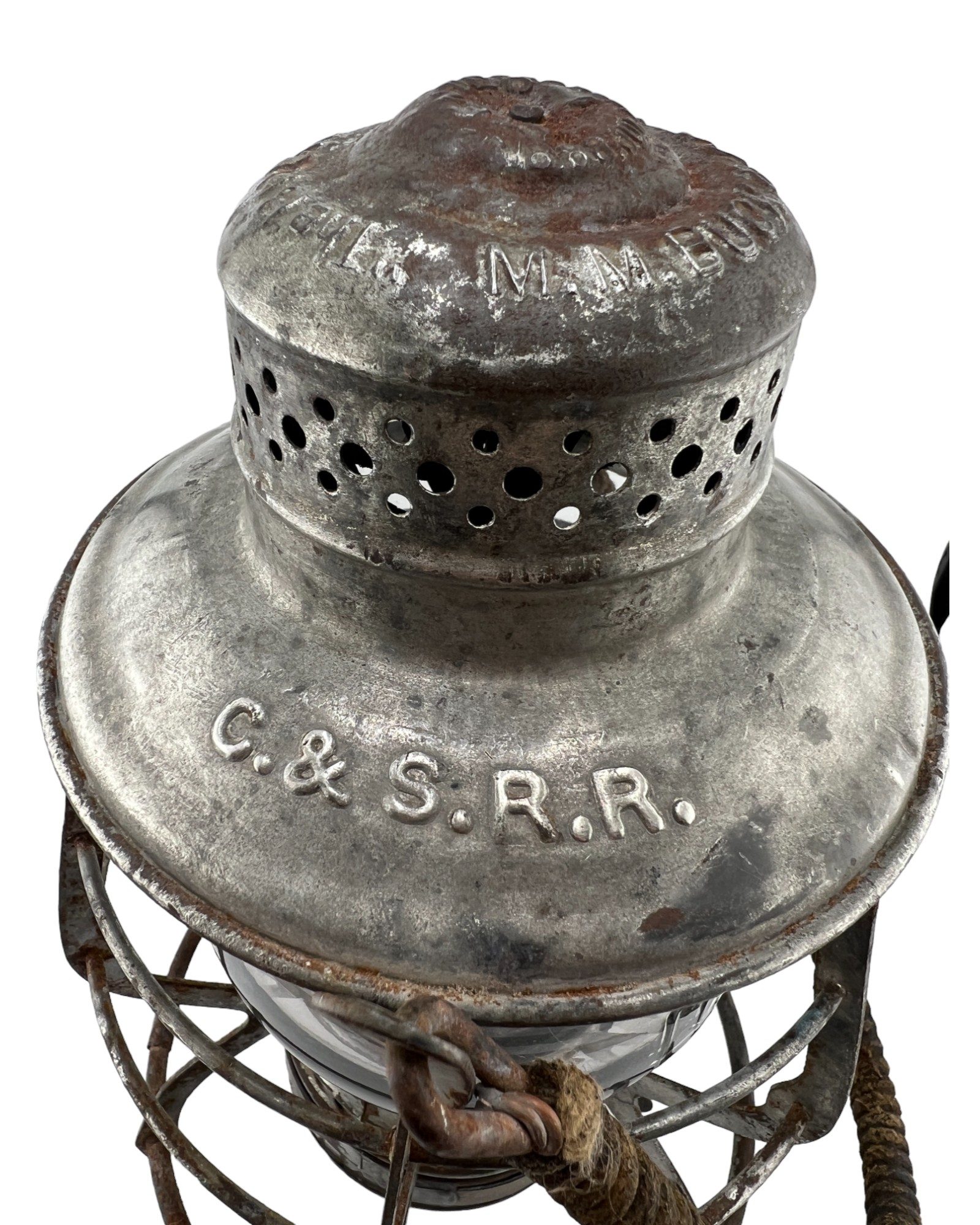 C&SRR-C&SRY-colorado and southern railroad-colorado and southern railway-railroad lantern-railroad antique-railroadiana