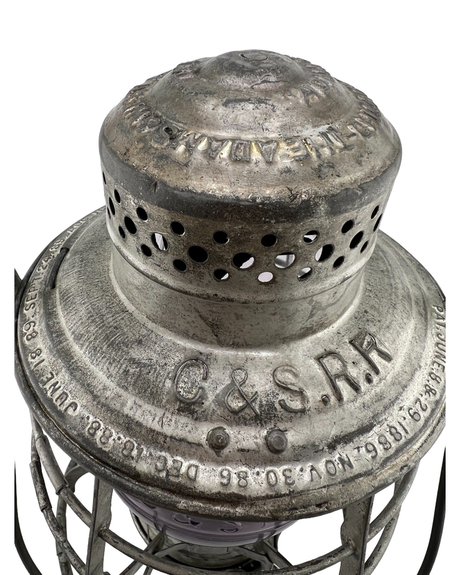 C&SRY Railroad Lantern-Colorado and Southern Railway-Railroad Antique-Railroad Lantern