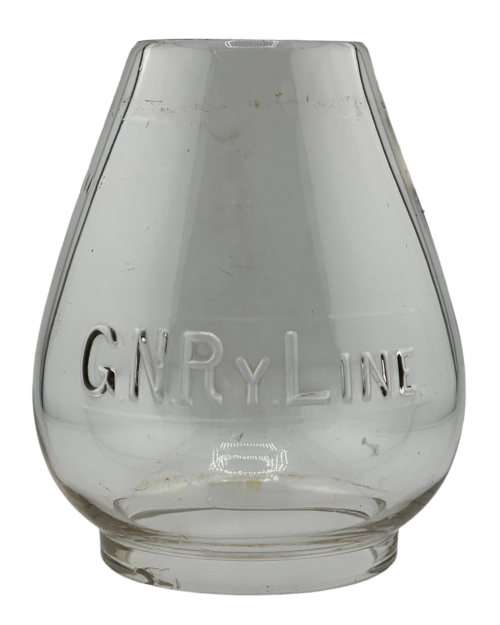GNRY LINE - railroad lantern globe - great northern railroad railway