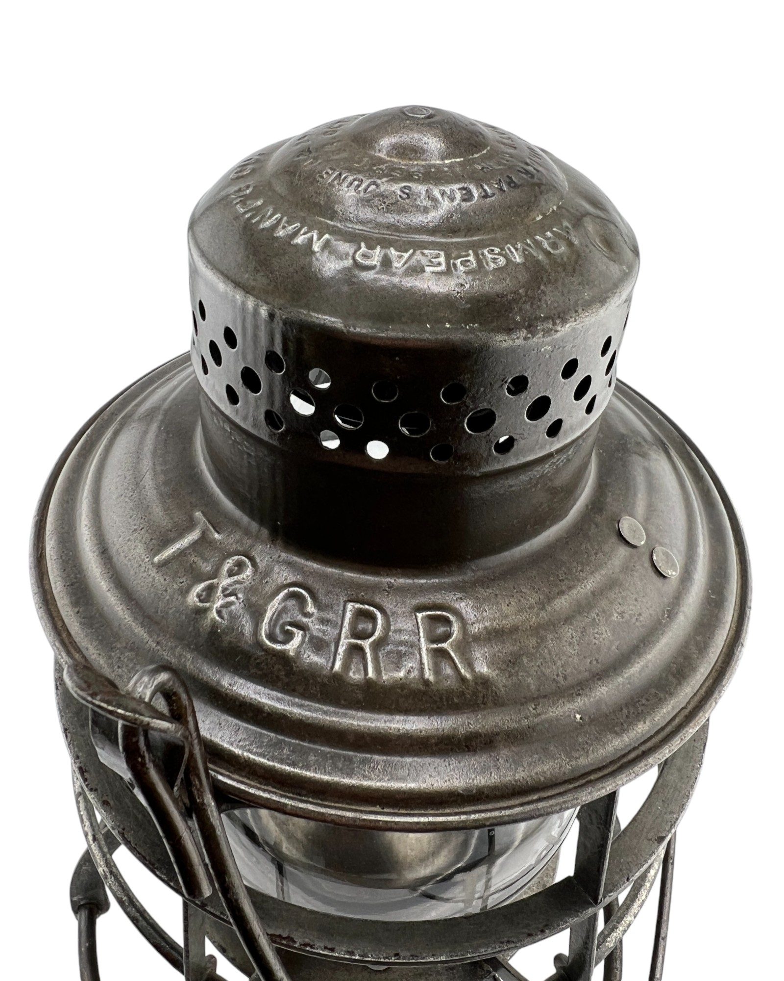 T&GRR railroad lantern-tonopah and goldfield railroad lantern-railroad antique-railroadiana-authentic railroad memorabilia-nevada railroad